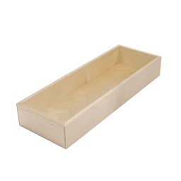11-13/16" StraightLine Small Drawer Box Insert, Birch