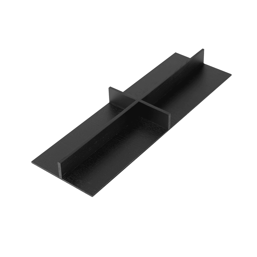 5-3/8" StraightLine Cross Insert, Black Ash