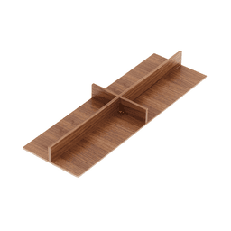 5-3/8" StraightLine Cross Insert, Walnut