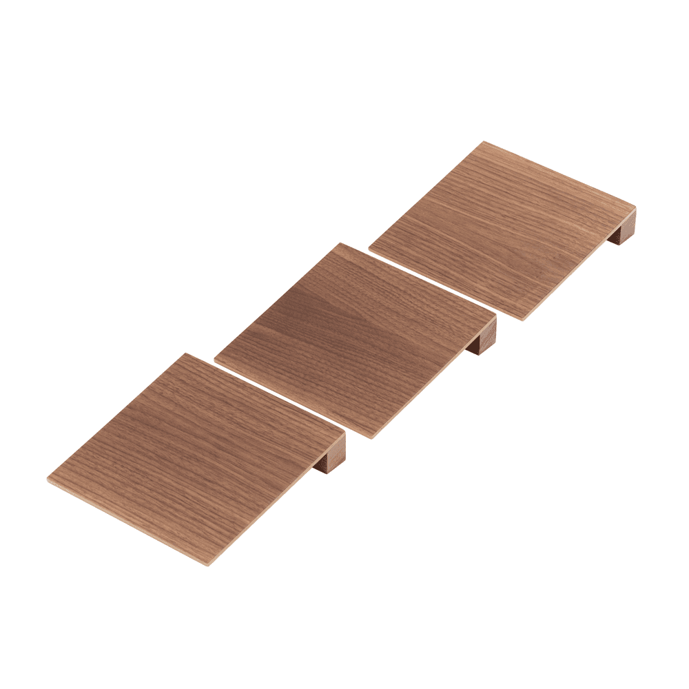 5-3/8" StraightLine Slanted Spice Insert, Walnut