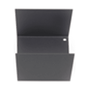 StraightLine U-Shape Metal Divider, Black