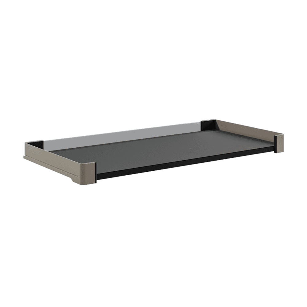 24" CONERO Closet Full Access Drawer Set, Powder Gold, 2-53/64" Height