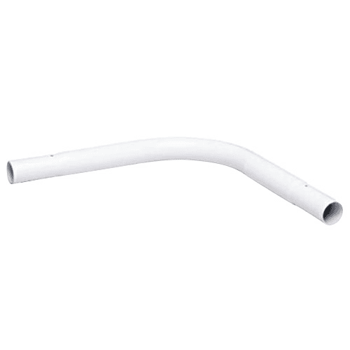 12" Long Closet Pole Corner Elbow for 1-1/4" Pole, White Finish