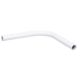 12" Long Closet Pole Corner Elbow for 1-1/4" Pole, White Finish