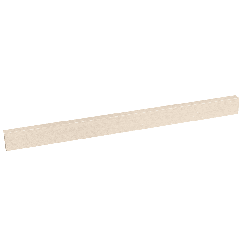 3/4" x 2-1/2" x 23" Wood Fascia, White Oak Finish