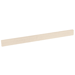 3/4" x 2-1/2" x 23" Wood Fascia, White Oak Finish