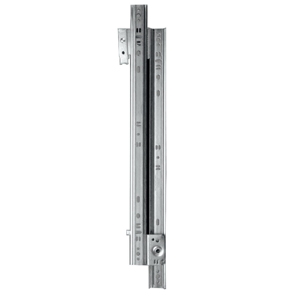 1300 Drawer Slide with 75lb Capacity, 3/4 Extension, Side-Mount, Zinc, 24", Polybag