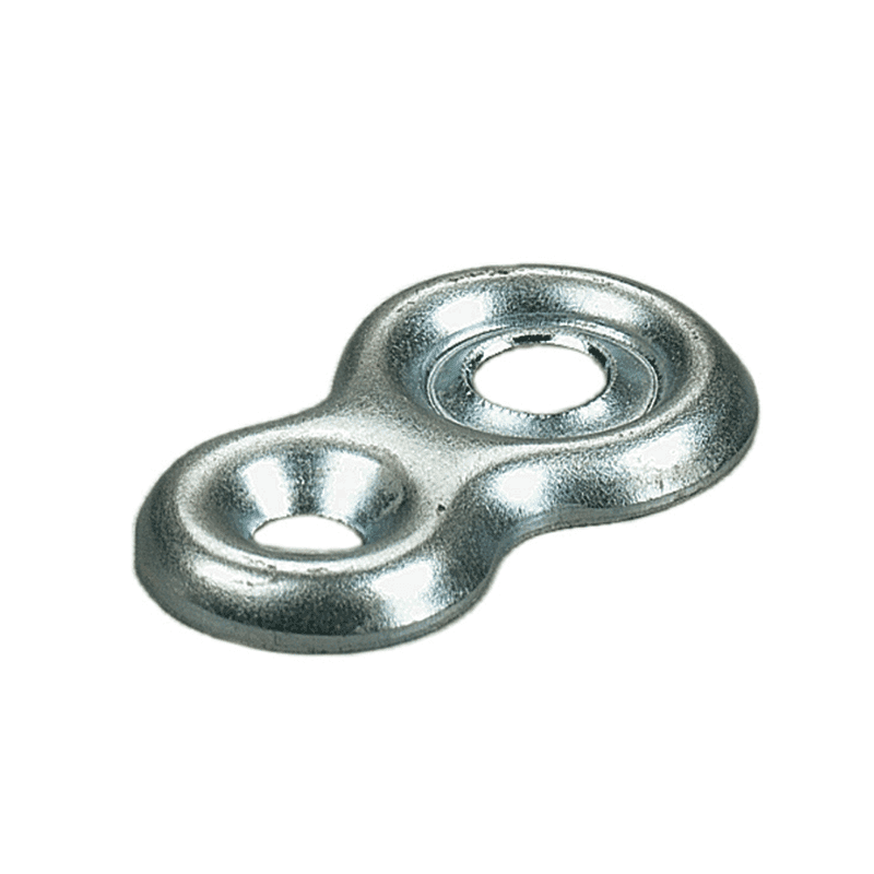 1-1/4" x 3/4" Steel Desktop Fastener, Zinc, 18 Gauge
