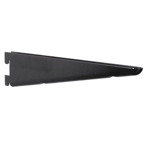 10.5" KV182 Heavy-Duty Shelf Bracket, Black Finish
