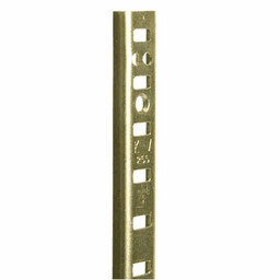 18" KV255 Heavy-Duty Aluminum Pilaster Standard, Brass Look Finish 100/Box