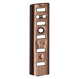 30" KV255 Heavy-Duty Aluminum Pilaster Standard, Walnut Finish 100/Box