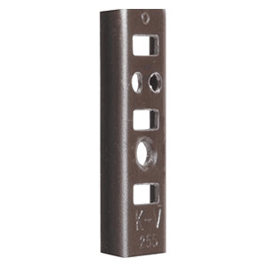 30" KV255 Heavy-Duty Steel Pilaster Standard, Brown Finish 100/Box