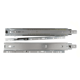 6505 Drawer Slide with 125lb Capacity, 1" Overtravel Extension, Side-Mount, Zinc, 16"