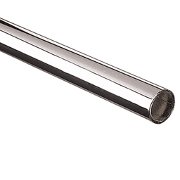 KV770 5 1-5/16" Diameter 120" Long Closet Rod, Chrome Finish