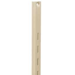 48" KV80 Regular-Duty Single Slot Shelf Standard, Almond Finish