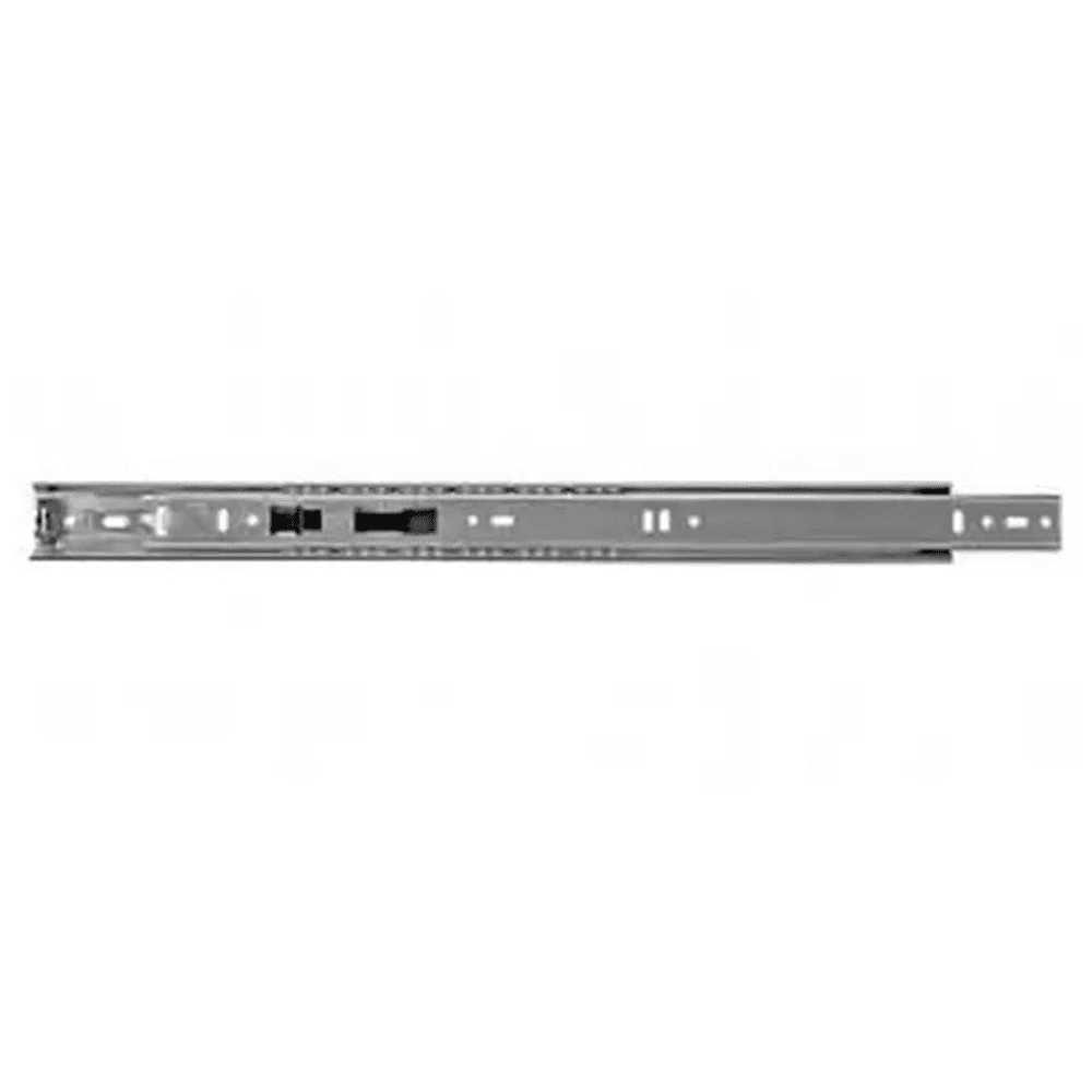8350 Light-Duty Drawer Slide with 75lb Capacity, 3/4 Extension, Side-Mount, Anochrome, 14