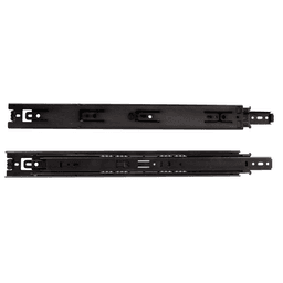 8400 Drawer Slide with 100lb Capacity, Full Extension, Ebony Black, 24