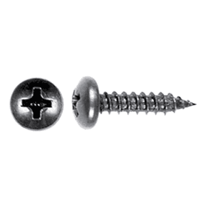 #7 x 1/2" Truss Head Hinge/Drawer Slide Screw, Phillips Drive Fine Thread and Regular Point, Zinc, Box of Thousand by Knape and Vogt