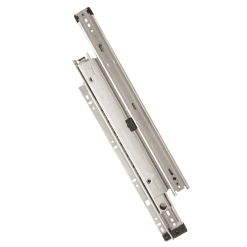 8500 Heavy-Duty Right-Hand Drawer Slide with 150lb Capacity, Full Extension, Side-Mount, Anochrome, 22