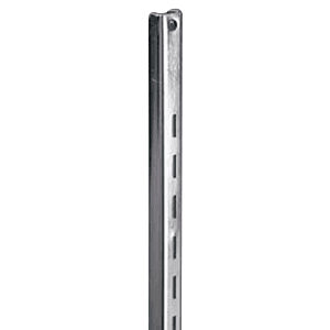 24" KV85 Heavy-Duty Double Slot Shelf Standard, Anochrome Finish