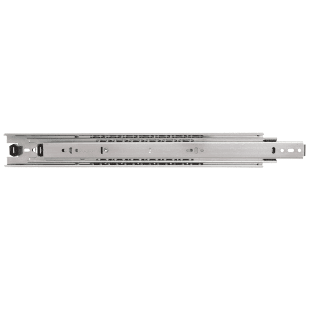 8815 Heavy-Duty Drawer Slide with 190lb Capacity, Overtravel Extension, Side-Mount, Zinc-Plated, 16
