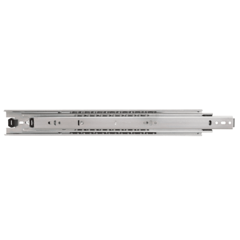 8815 Heavy-Duty Drawer Slide with 190lb Capacity, Overtravel Extension, Side-Mount, Zinc-Plated, 20