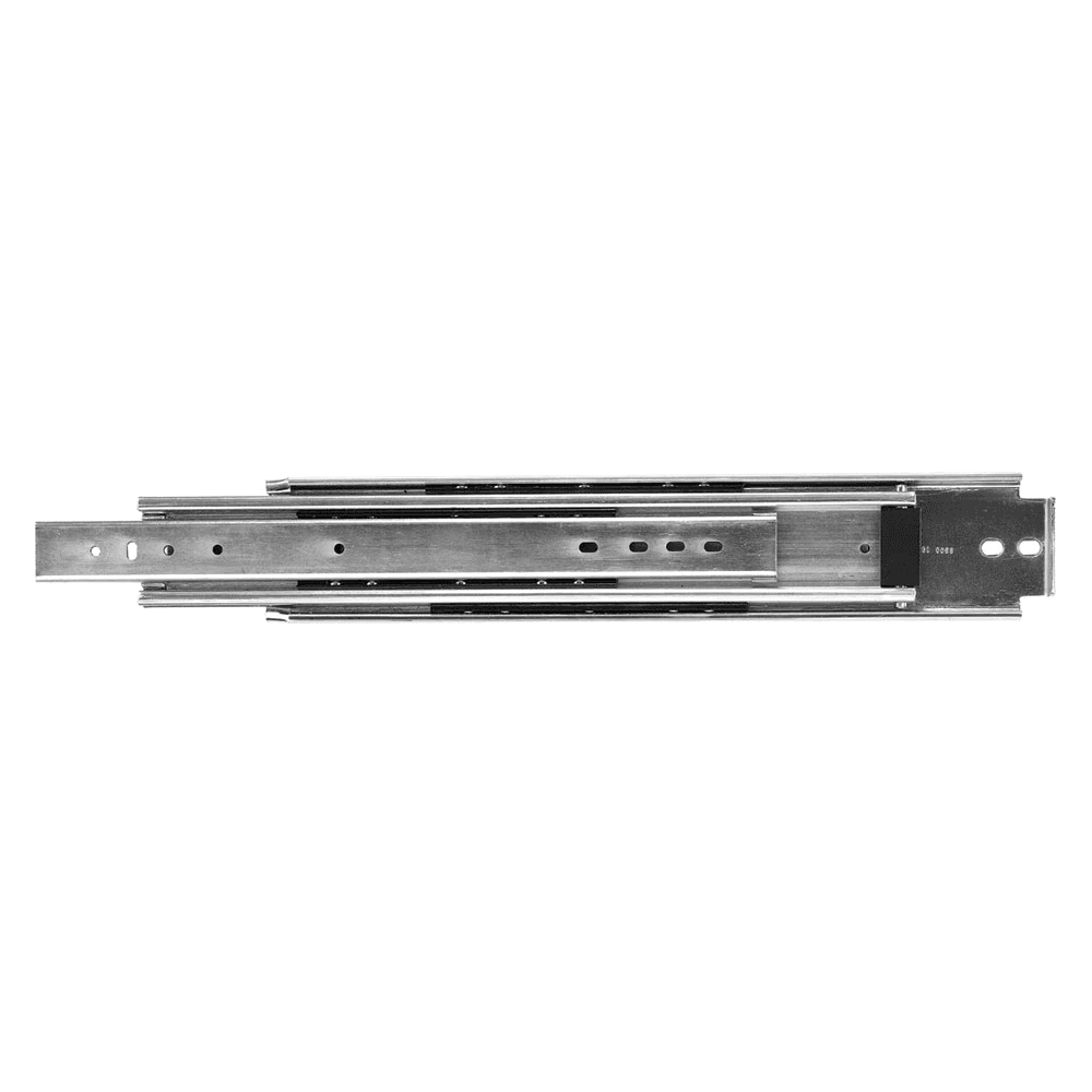 8900 Drawer Slide with 500lb Capacity, Full Extension, Side-Mount, Zinc-Plated, 28", Bulk Box
