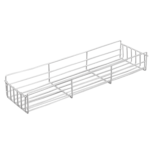 4" x 3-1/4" 1-Shelf Standard Basket, White