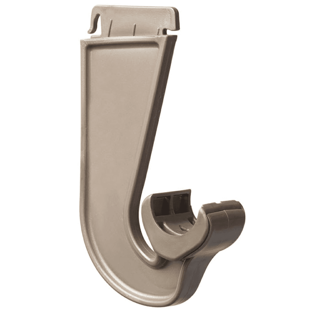 3" Closet Pole Hook, Champagne Nickel Finish