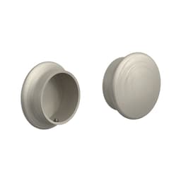 End Cap for 1-5/16" Closet Poles, Brushed Nickel