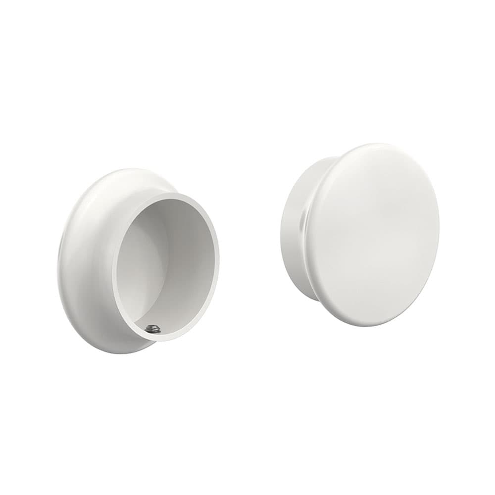 End Cap for 1-5/16" Closet Poles, White