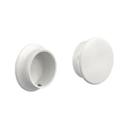 End Cap for 1-5/16" Closet Poles, White