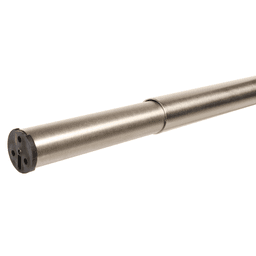 1-1/4" Diameter 30"-48" Length Closet-Pro Heavy-Duty Adjustable Rod, Brushed Nickel