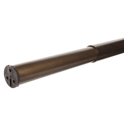1-1/4" Diameter 48"-72" Closet-Pro Heavy-Duty Adjustable Rod, Bronze