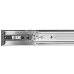 GS4260 Push-Open Drawer Slide with 100lb Capacity, Full Extension, Side-Mount, Zinc, 24