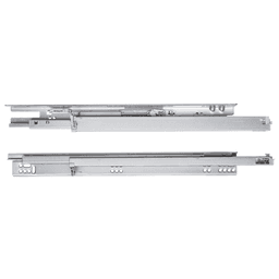 22" MuV+34 Undermount Drawer Slide for 3/4" Material, 75lb Capacity Full Extension Soft-Closing