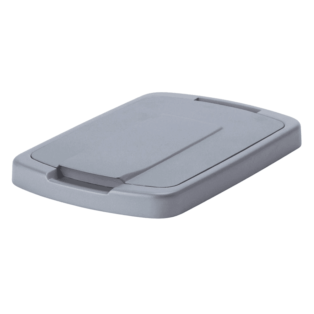 35 QT Waste Container Lid, Platinum