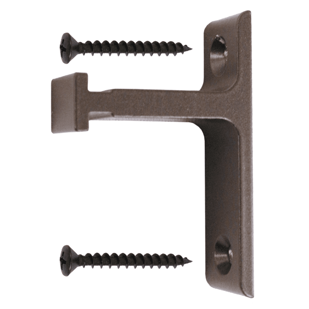 Barn Door Round Track Long bracket, Wall Mount, Oil Rubbed Bronze Finish