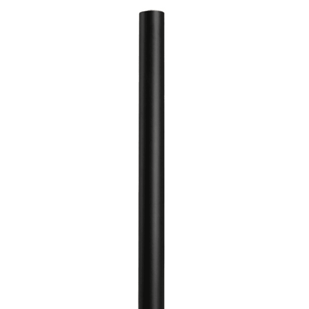 8' Barn Door Round Track, Black Finish