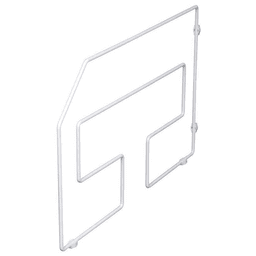15/16" Tray Divider for 18" Height, 1 Divider, White