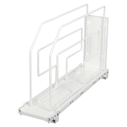 6" Roll Out Tray Divider, 2 Dividers, White