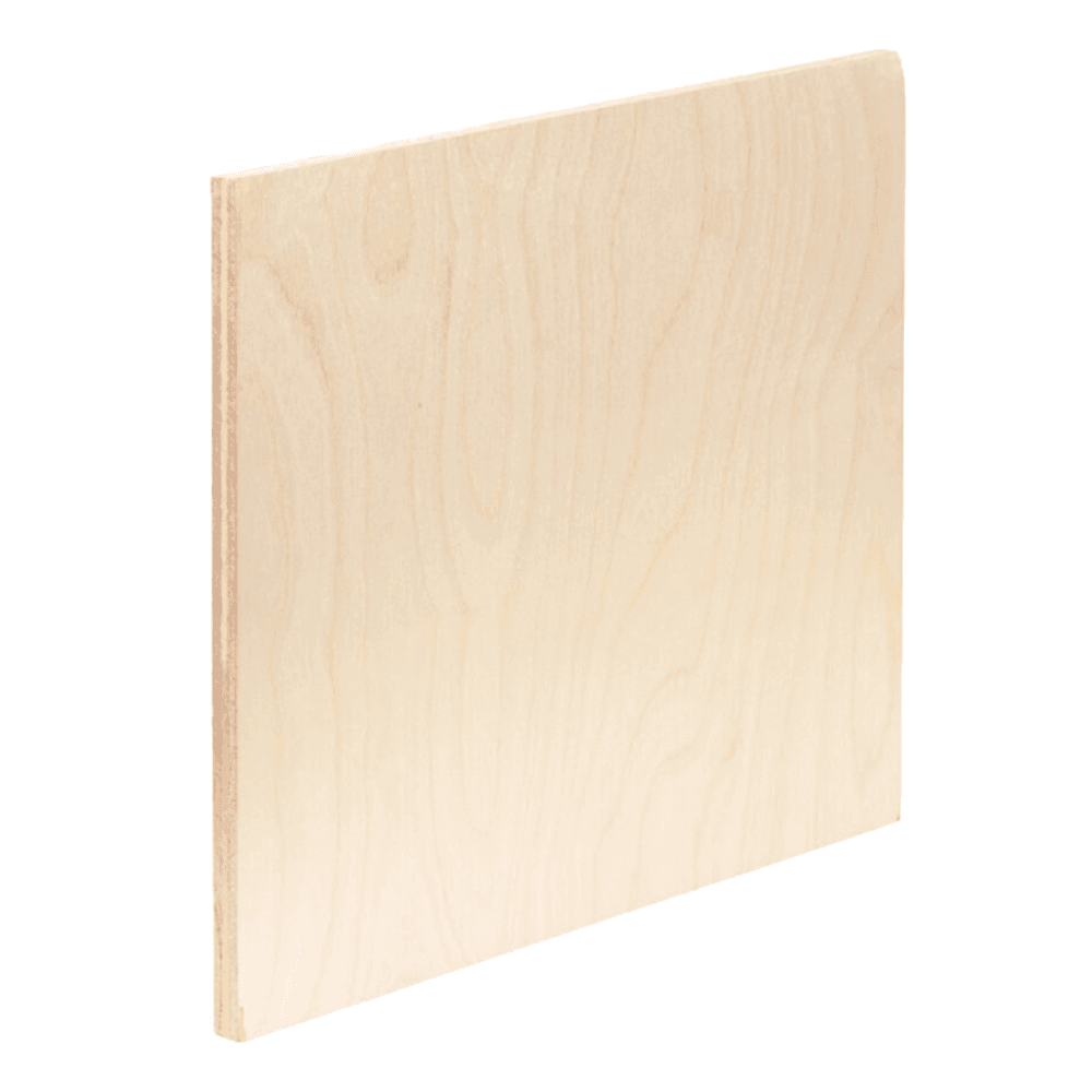 KingKore® White Birch Imported Plywood, C/2 Grade w/ 12mm Core, 4' x 8'