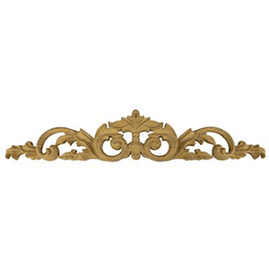 20" x 4-1/2" x 3/4" Hand Carved Onlay, Red Oak
