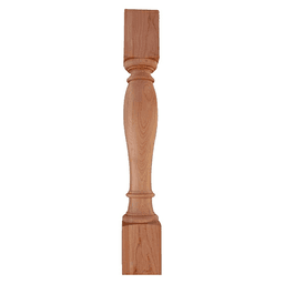 5" x 5" x 36" Turned Post, Maple