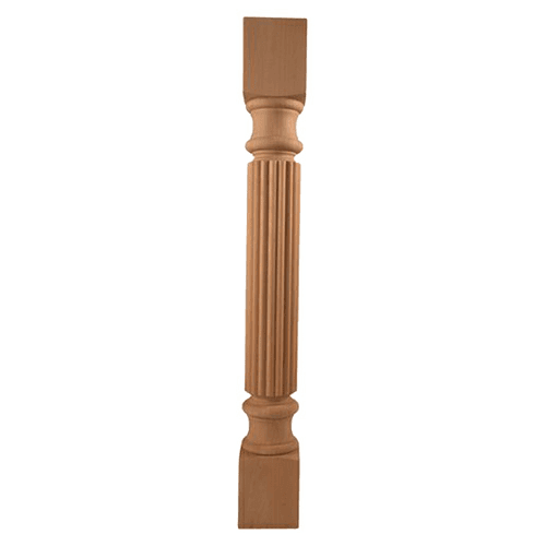 3-1/2" x 3-1/2" x 35-1/4" Reed Post, Cherry