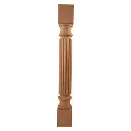 3-1/2" x 3-1/2" x 35-1/4" Reed Post, Cherry