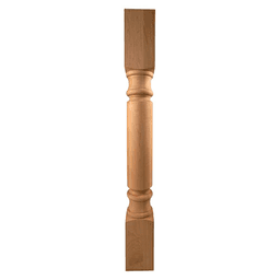 3-1/2" x 3-1/2" x 35-1/4" Tuscan Post, Rubberwood