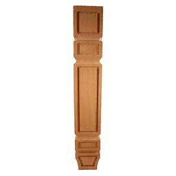 3-1/2" x 3-1/2" x 42" Mission Post, Alder