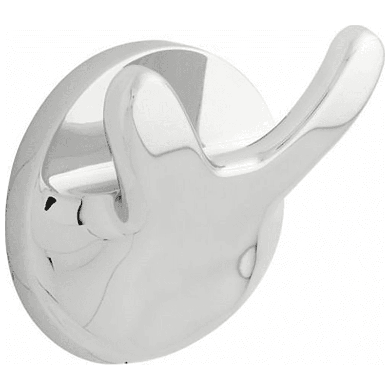 Astra Double Robe Hook, Polished Chrome
