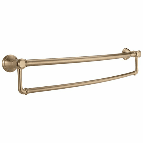 Decor Assist 24" Traditional Towel Bar with Assist Bar, Champagne Bronze